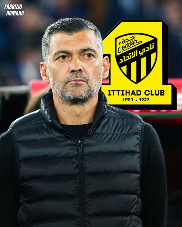 罗马诺：孔塞桑已与吉达蚁集签约成为新任主帅，左券到2027年6月