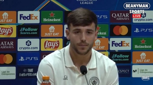 尼科-冈萨雷斯：来曼城和瓜帅同事是理想成真 偶像是布斯克茨