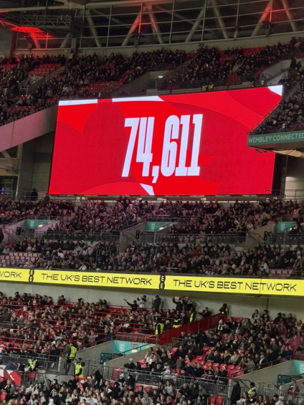 上强度❗温布利球场7.4万东说念主不雅战，中国女足0-8惨败欧洲冠军英格兰